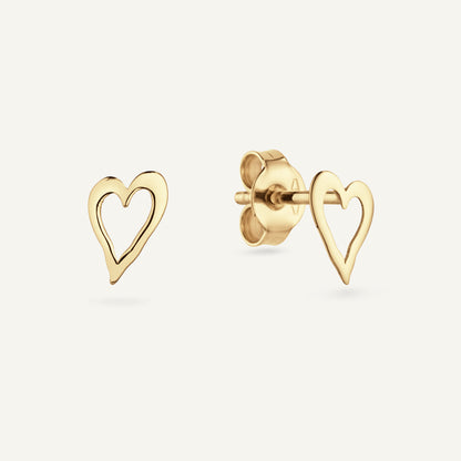 Jackie Cheers To Love Studs in 14K Yellow Gold