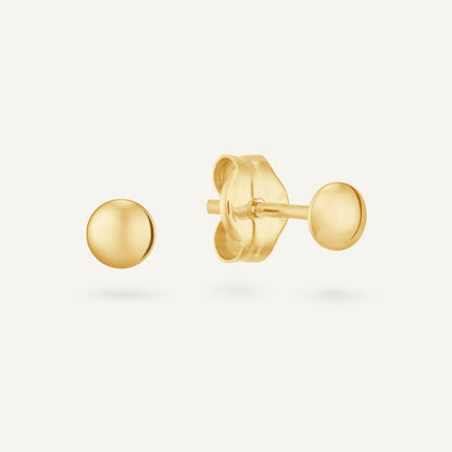 Jackie Holland Studs 3mm in 14K Yellow Gold