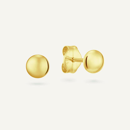 Jackie Holland Studs 4mm in 14K Yellow Gold