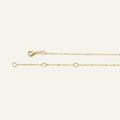 Jackie Amsterdam Dazzle Y-Necklace clasp and extender detail