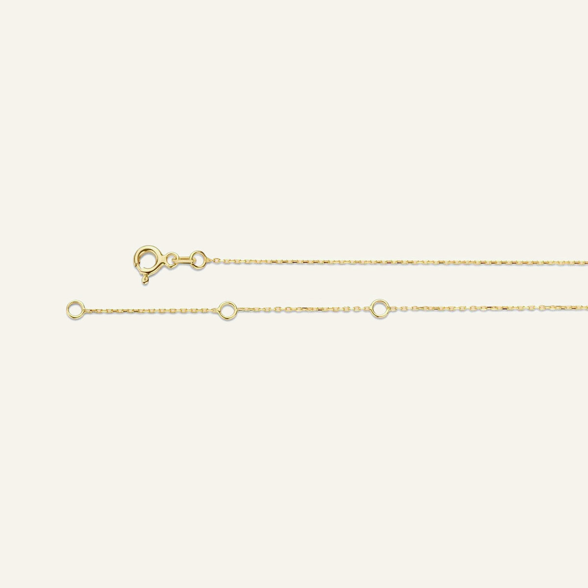Jackie Amsterdam Hearts necklace clasp and extender detail