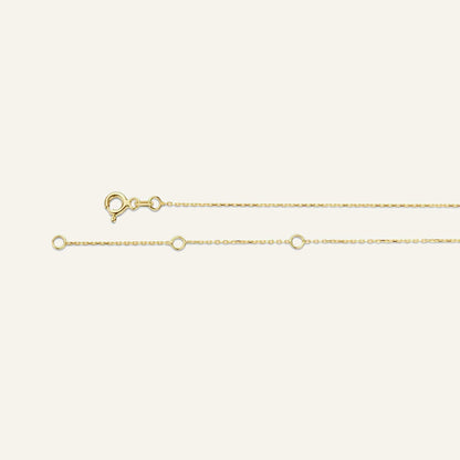 Jackie Amsterdam Disc necklace clasp and extender detail