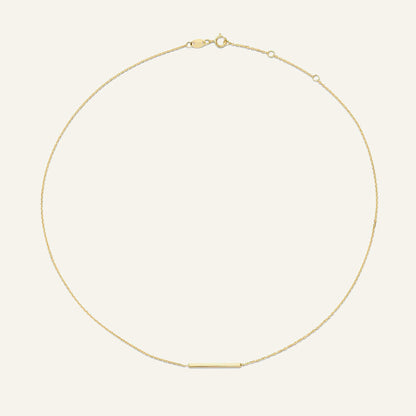 Jackie Amsterdam Bar necklace full chain view