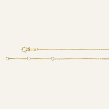 Jackie Amsterdam Bar necklace clasp and extender detail