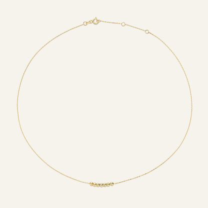 Jackie Amsterdam Mini Dots necklace full chain view