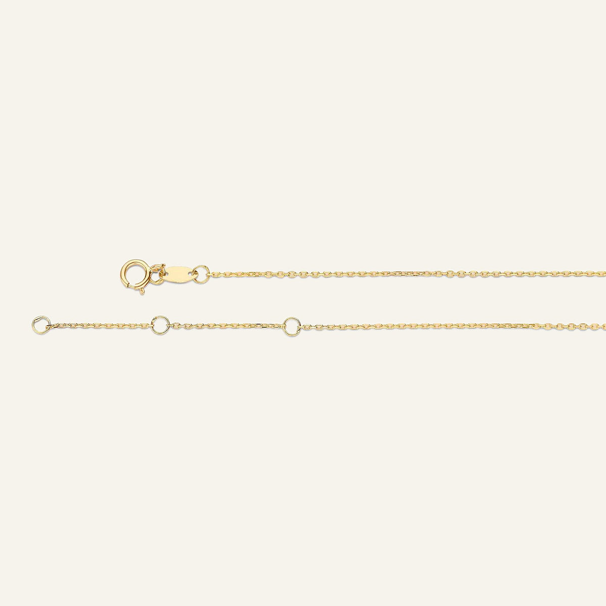 Jackie Amsterdam Mini Dots necklace clasp and extender detail