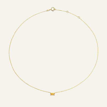 Jackie Amsterdam Medina Citrine necklace full chain view