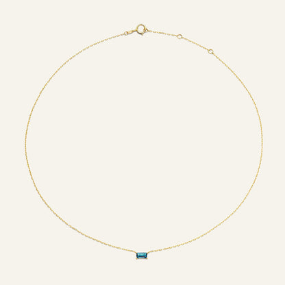 Jackie Amsterdam Medina Topaz necklace full chain view