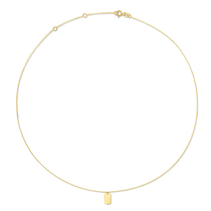 Jackie Initial Necklace in 14K Yellow Gold - image 3