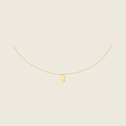 Jackie Initial Necklace in 14K Yellow Gold - image 1
