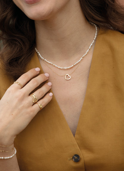 Jackie Pearl Potion Necklace in 14K Yellow Gold - image 2