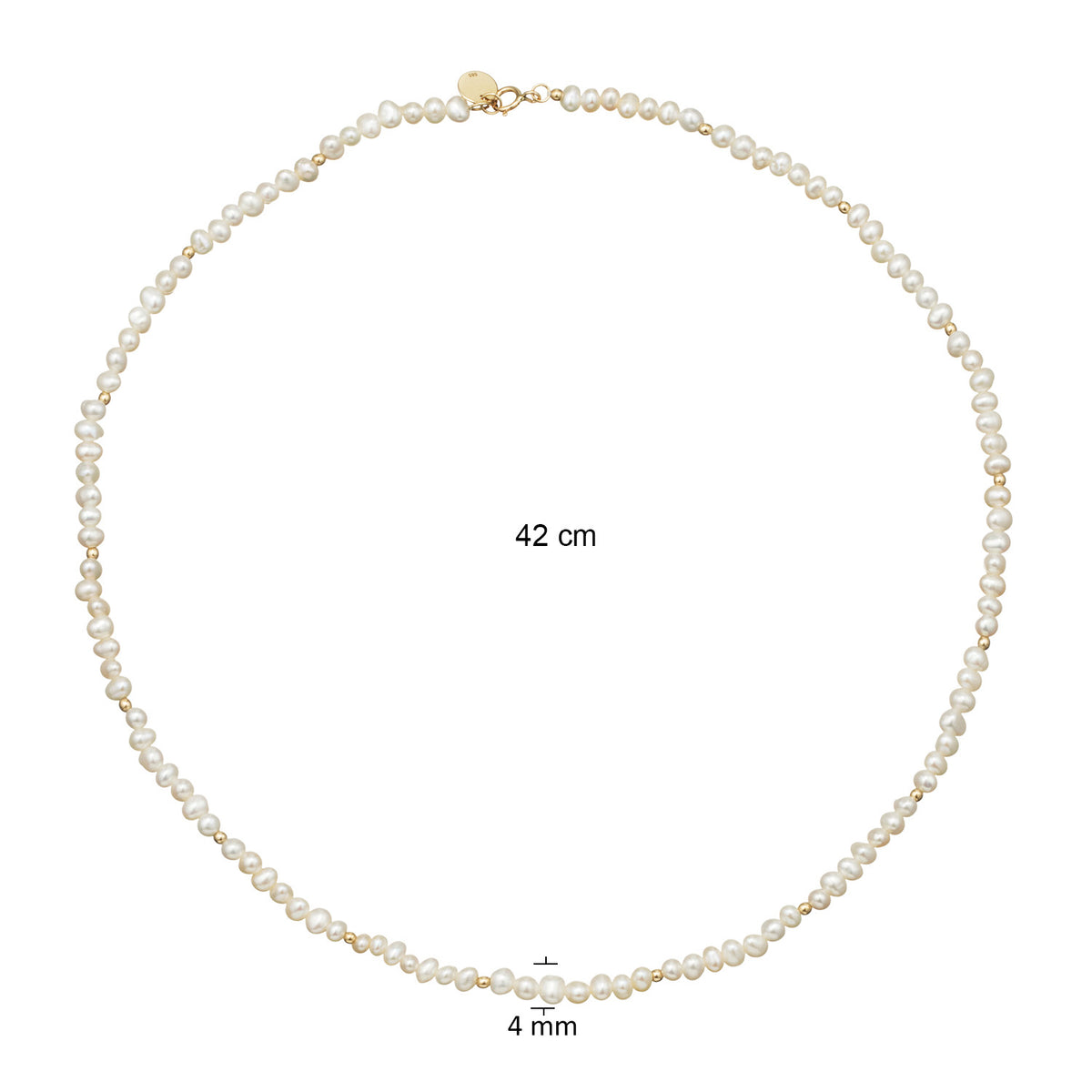 Jackie Pearl Potion Necklace in 14K Yellow Gold - image 4