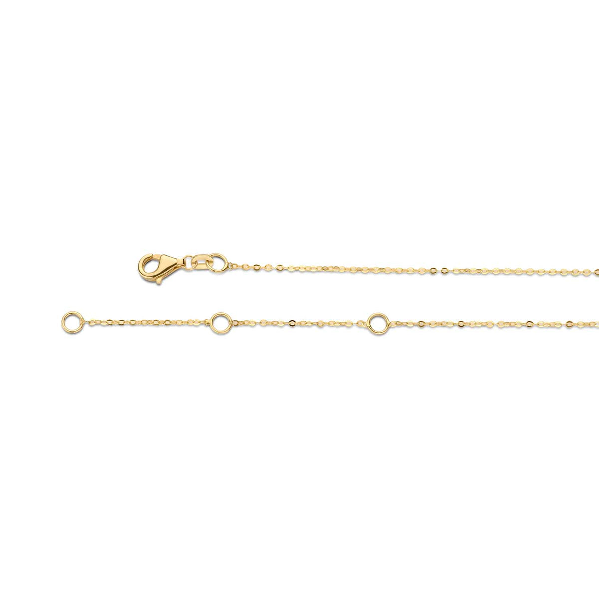Jackie Sunflower Engraving Necklace in 14K Yellow Gold - image 5