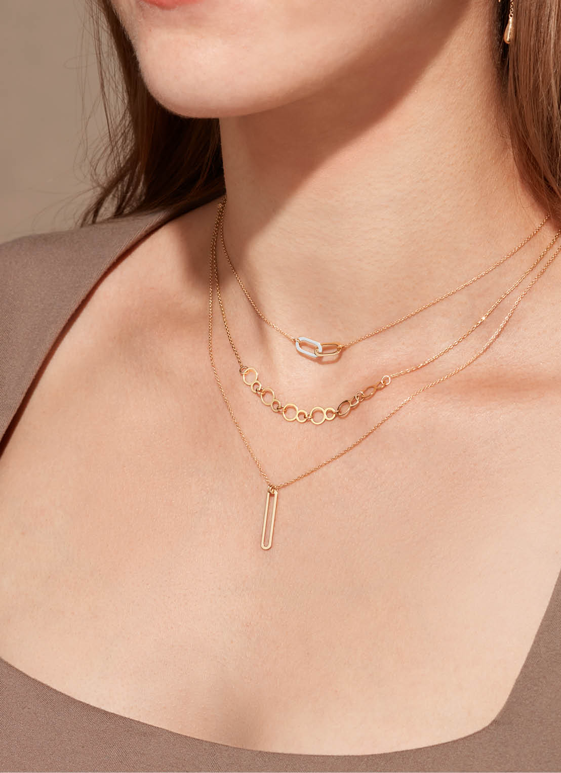 Jackie Cannaregio Bico Necklace in 14K Yellow Gold - image 2