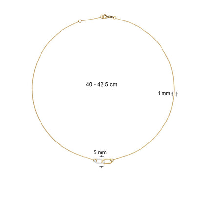 Jackie Cannaregio Bico Necklace in 14K Yellow Gold - image 4