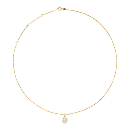 Jackie Pearl of Vermeer Necklace in 14K Yellow Gold - image 3
