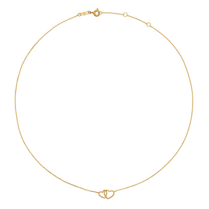 Jackie Connected Love Necklace in 14K Yellow Gold - image 3