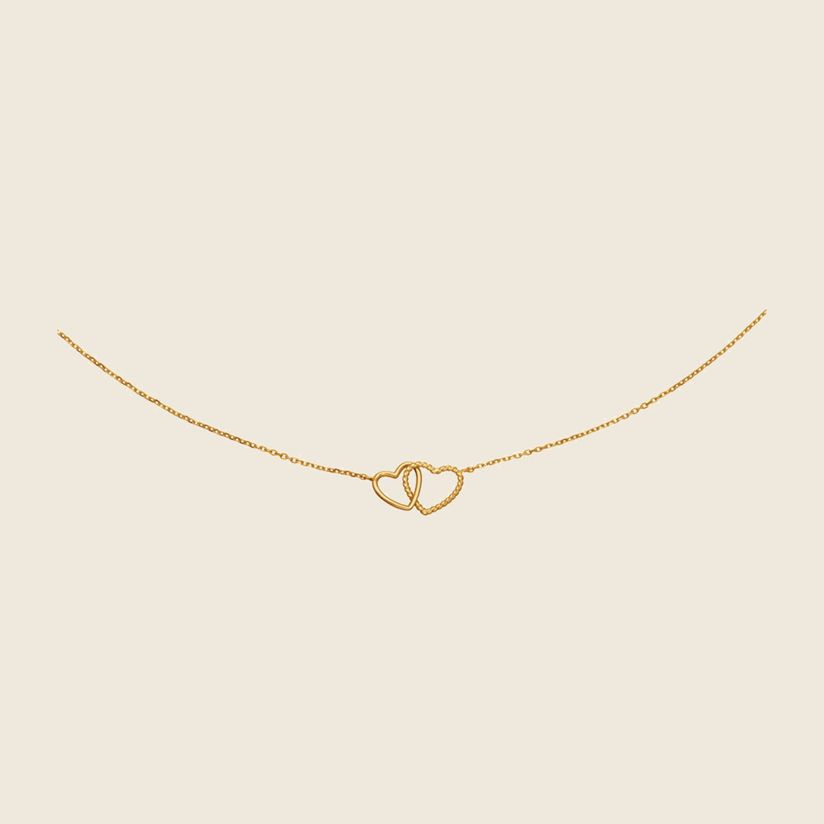 Jackie Connected Love Necklace in 14K Yellow Gold - image 1