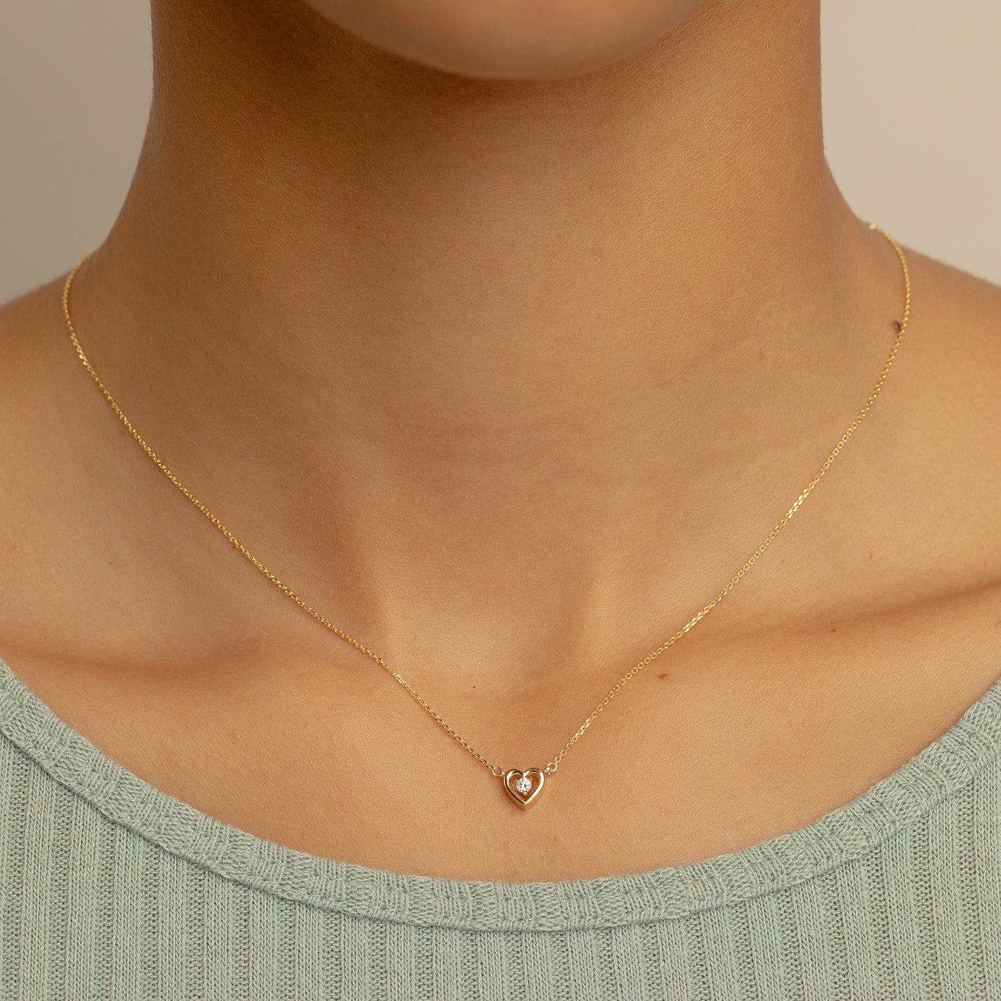 One Love Heart Necklace