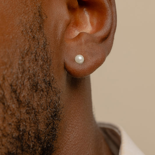 Clous d'oreilles à perles