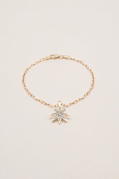Breloque en forme d'étoile pour bracelets et colliers