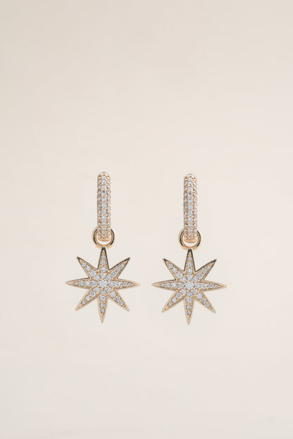 Star Charm for Hoops