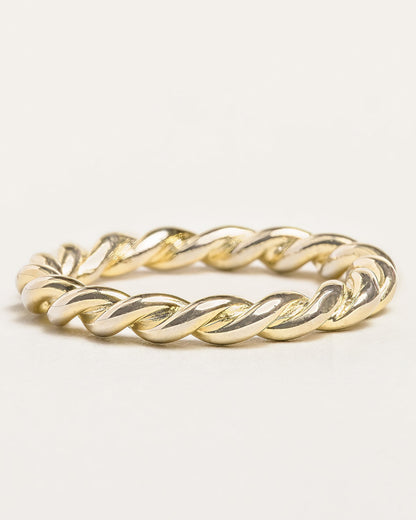 Gold Twisted Ring