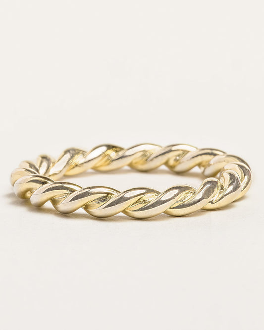 Gold Twisted Ring