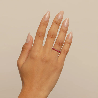 Ruby Wedding Band