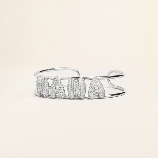 Mama Bangle Diamond Bracelet (Ready-to-ship)