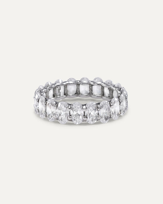 Eternity oval ring