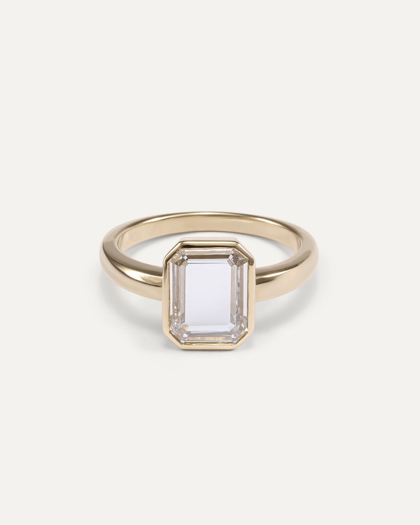 Bague de fiançailles avec diamant Portrait