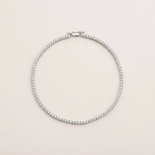 Diamond Tennis Necklace (Ready-to-ship)