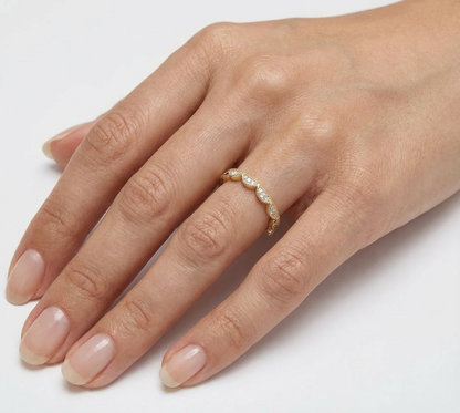 Geometric Crown Ring (Ready-to-ship)