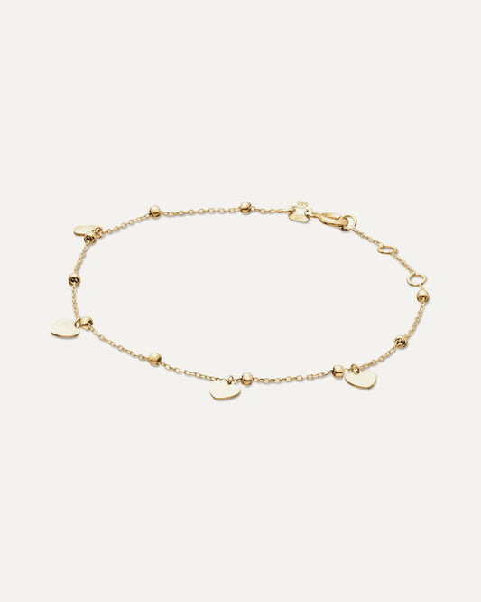 Corazon Bracelet in 14K Yellow Gold