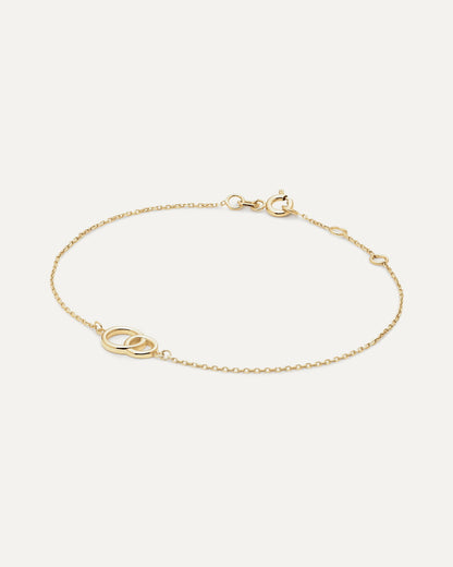 Jackie Giro Doppio Bracelet in 14K Yellow Gold