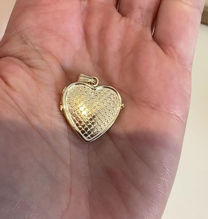 Collier paperclip extra large avec breloque en coeur pour photo