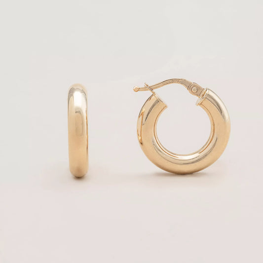The Chunky hollow hoops 18 mm