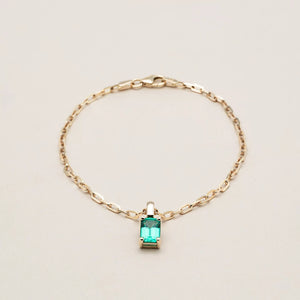 The Emerald Charm Bracelet