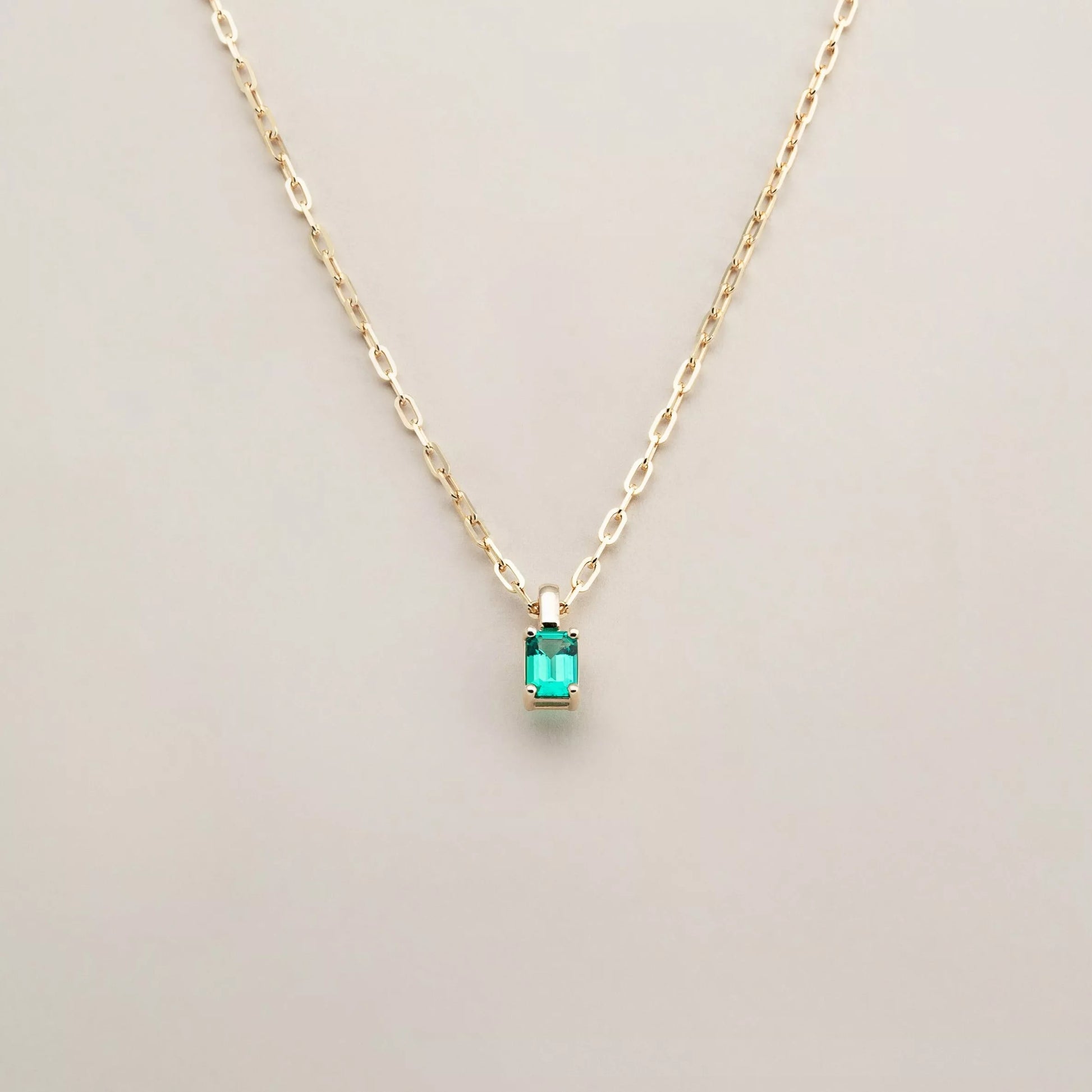 The Emerald Charm Necklace
