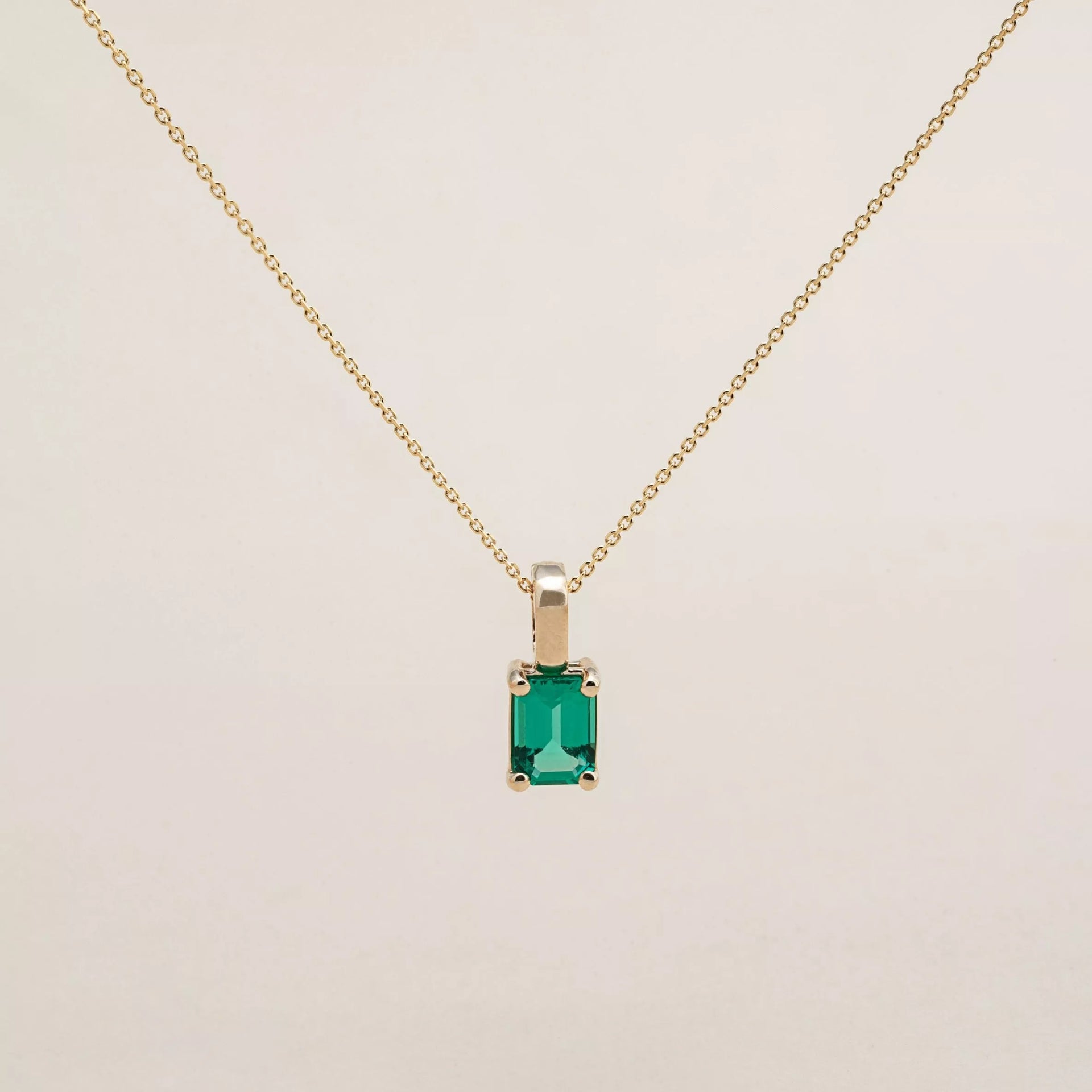 Emerald Necklace Lab Grown Emerald Canada Proud Diamond