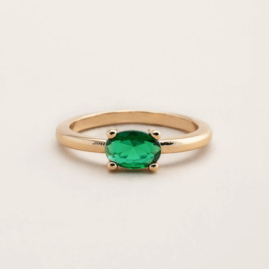 The Emerald Oval Ring
