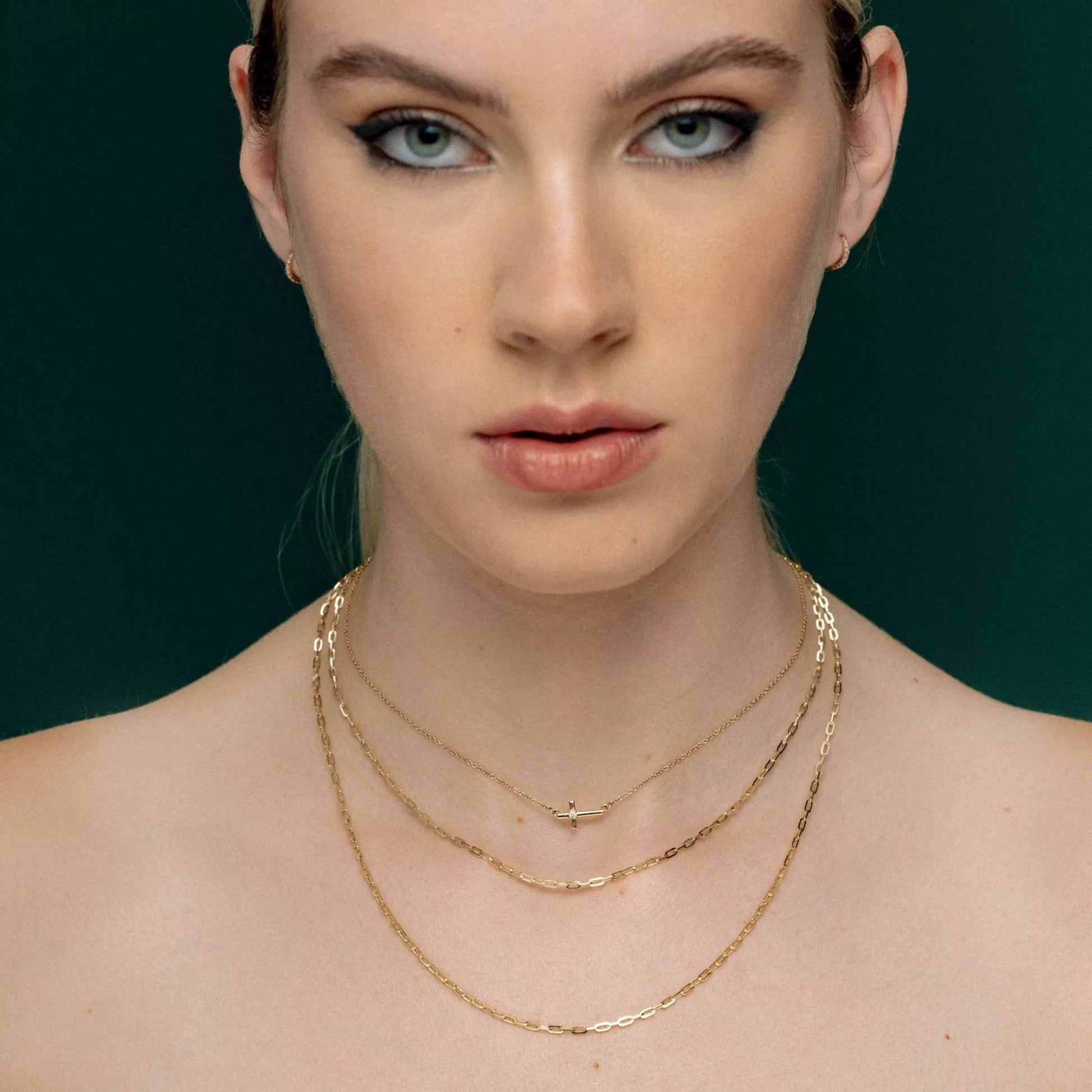 The Sideways Cross Necklace Proud Diamond