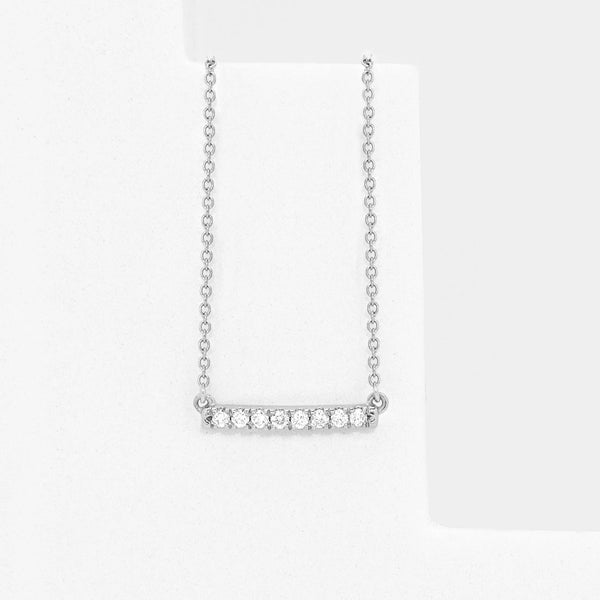 Pendentif diamant Collier une ligne pierres Proud Diamond