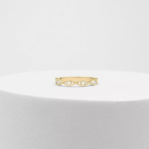 The Marquise Half Eternity Band