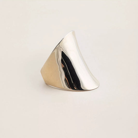 The Art Deco Ring. Recycle Gold 14K