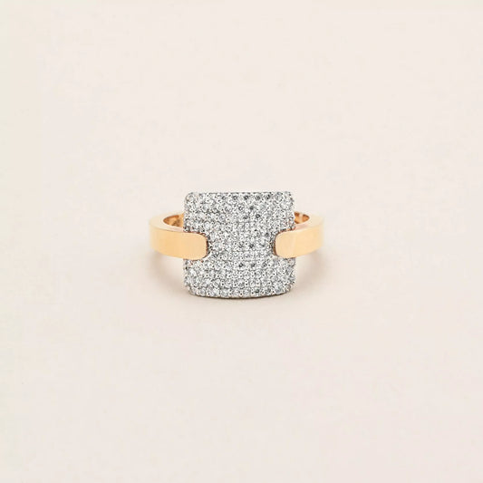 The Belt Pave RIng. Recycle Gold