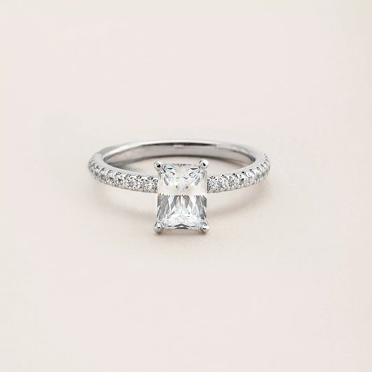 Simple Engagement Ring, Simple Diamond Ring, Leaf and Vine Engagement Ring  Diamond R 308WD -  Canada