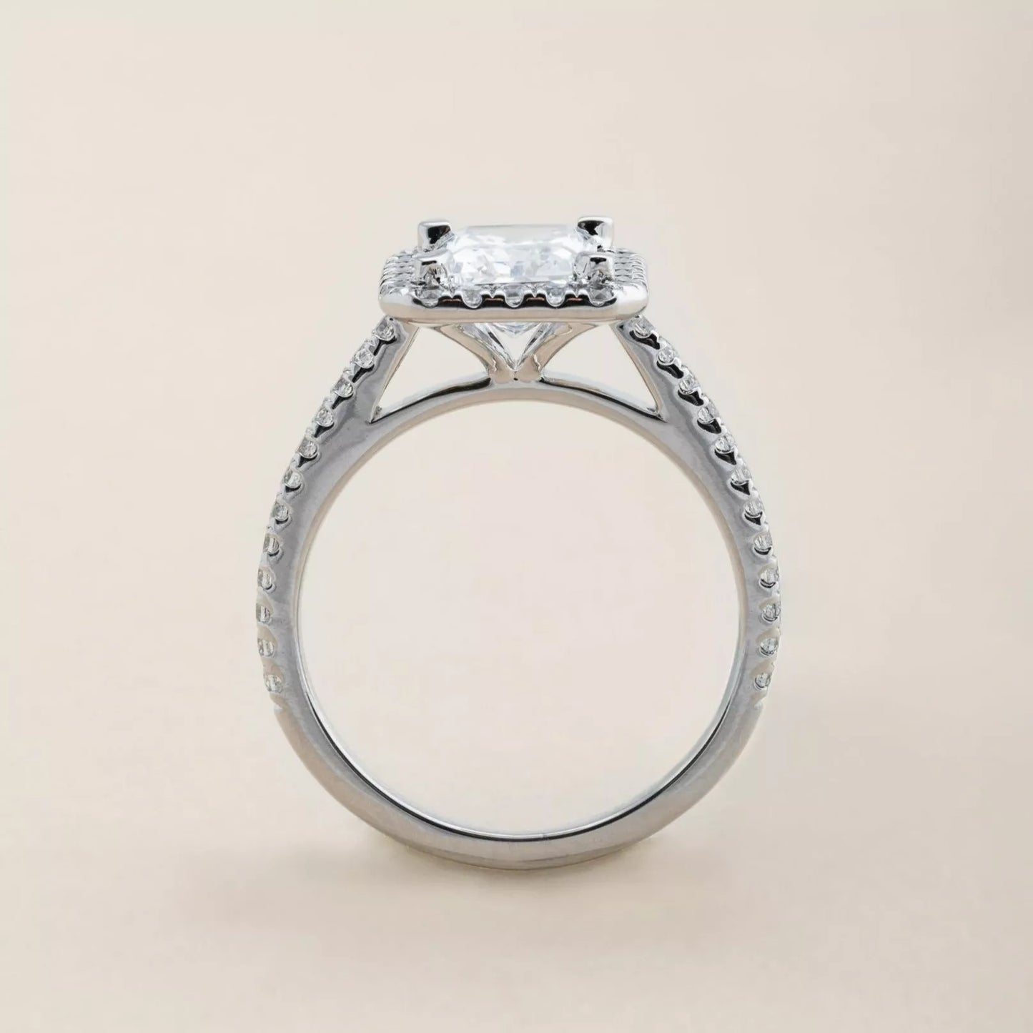 Custom Ring. The Radiant Halo Ring